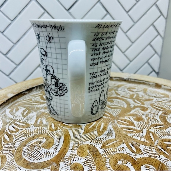 Disney Sketch Book Minnie Mouse Coffee Cup Mug 2008 - Picture 7 of 7